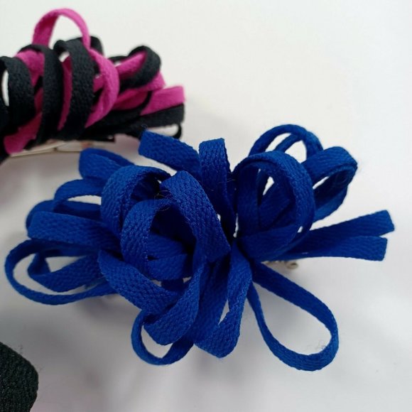 Unbranded Accessories Vintage Shoelace Hair Barettes Hair Clips